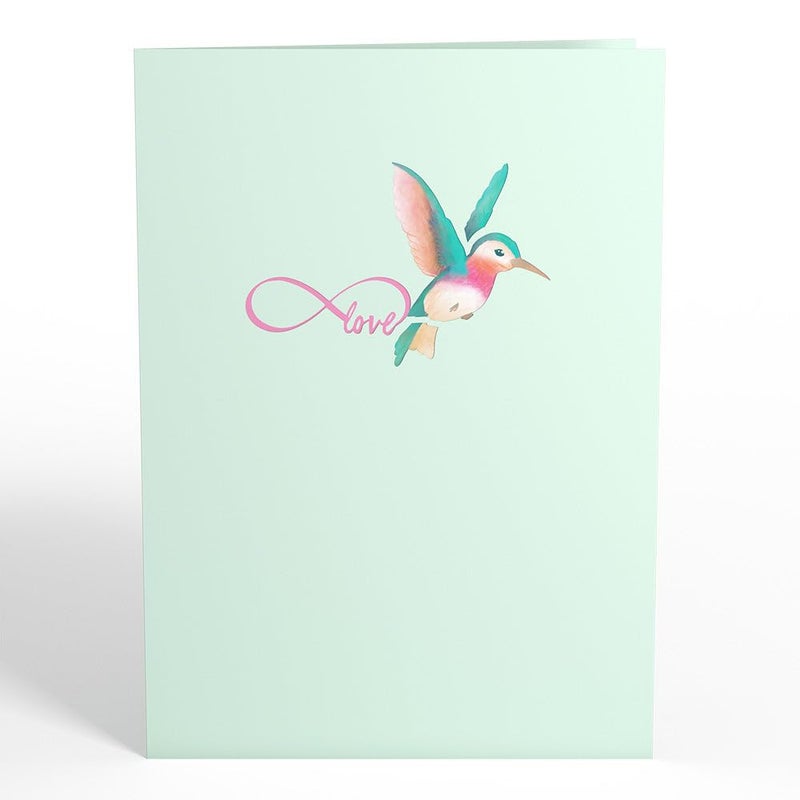 Lovepop Everyday Pop-Up Card for Her, Him, Girls, Boys - 3D Love Greeting Cards - Lovely Hummingbird - 5" x 7" - Blank Note Card & Envelope Included - Image 2